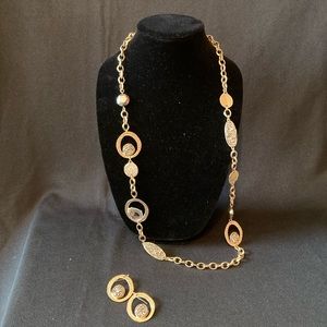 👻Necklace and Pierced Earrings Set